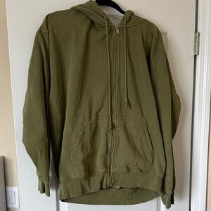 Brandy Melville Olive Green Hoodie